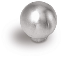 Knop 836 geborsteld RVS 30mm