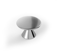 Jashaak DIABOLO glans chroom diameter 60mm, 35mm hoog