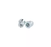 Rampabus staal met rand M6, lengte 12mm, kop 12mm