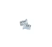 Rampabus staal met rand M6, lengte 12mm, kop 12mm