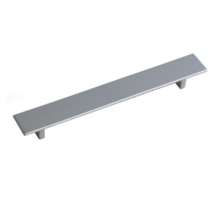 Greep 28x204mm aluminium RVS look hartmaat 160mm