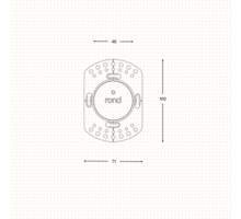 Rond 2.0 Retrofit plaster ring