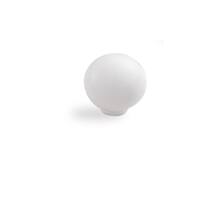 Knop kunststof wit diameter 28mm