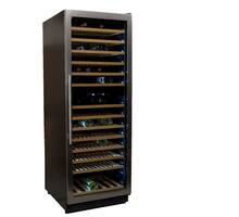 Vinata Wijnklimaatkast Premium, RVS glazen deur, 154 Flessen