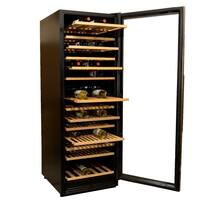 Vinata Wijnklimaatkast Premium, RVS glazen deur, 154 Flessen