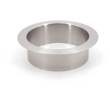 Afvaldoorlaat rond RVS mat, boormaat 106mm, geen deksel