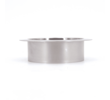 Afvaldoorlaat rond RVS mat, boormaat 106mm, geen deksel