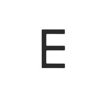 Huisletter E 100mm