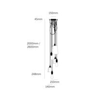 Hooked 6.0 Mix Stone/Steel - 2.6M
