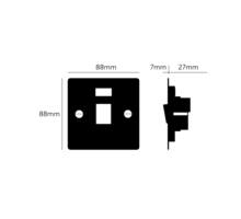 20A Dp Switch w/ Neon - White