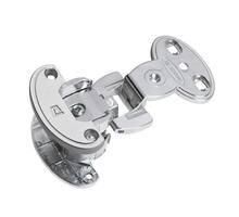 Scharnierarm dubbel 12.5mm opleg bij 19mm zijde vernikkeld