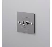 1G Double Toggle Switch/Steel