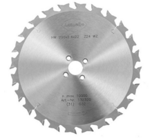 HW zaagblad, ø200x2,4x22 mm, snijdiepte 68mm