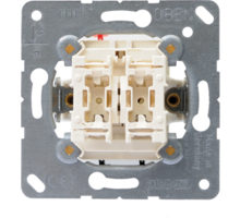 Jung inbouw dubbele pulsdrukker met 2x 1P