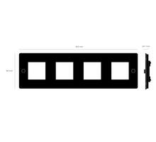 4G Wall Plate/Modules Only/Black
