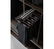 703502  B Series - Top Mounting Trousers Rack Brown