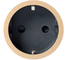 Rond 2.0 Socket F - t.less - brushed brass - black cup