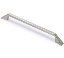 Greep RIGHT geborsteld nikkel 360x8x28mm, hartmaat 320mm
