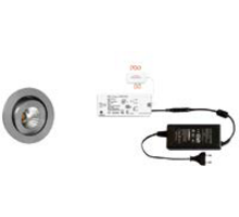 2x Ancona  Alum. + 2 x verlengsnoer + MC-Easy + Driver 24W