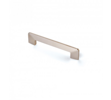 Greep EDGE geborsteld nikkel 124x8x30mm, hartmaat 96mm