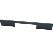 Greep 8x260mm zwart gelakt, hartmaat 192mm, hoogte 32mm