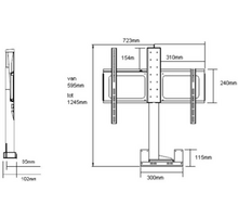 TV lift DL16 voor tv's tot 42inch