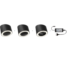 1x Unika mat zwart TD 24V + 1x Unika + 1x Unika WCD + Driver