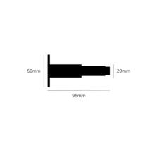 Door Stop/Wall Mounted/Black