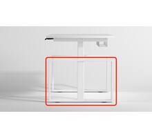 Square zijde enkel 510x800mm wit RAL9016,  per stuk