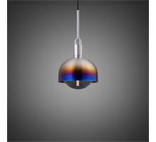 Forked Pendant/Steel/Medium Burnt Steel Shade/Medium S