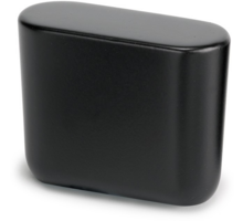 Knop MINI 817 mat zwart 34x14mm, hoogte 28mm