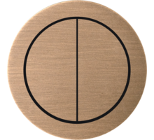 Rond 2.0 Push button 4X- s. trim - light bronze