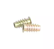 Rampabus conisch M6/12,5x20mm met rand, geel verzinkt, SW6