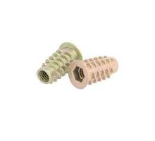 Rampabus conisch M6/12,5x20mm met rand, geel verzinkt, SW6