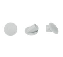 Afdekkappen 45° Clamex, ral 7035, per 100, grijs