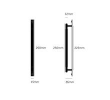 Pull Bar/Plate/Linear/Medium 290Mm/Brass (Non US)