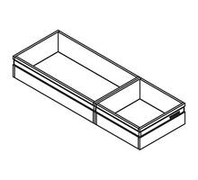 CubiSoft SET voor ladediepte 450mm, hoogte 62mm, 1x