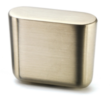 Knop MINI 817 geborsteld nikkel 27x11mm, hoogte 24mm