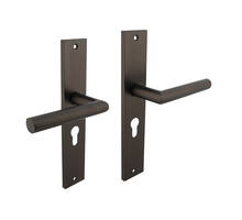 Deurkruk Bastian op schild 245x45mm PCgat 55mm