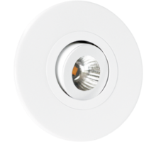 Losse spot Monza COB inbouw rond wit kantelbaar 2700K