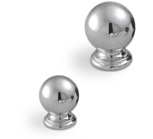 Knop METAL 835 mat chroom 24mm