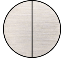 Rond 2.0 Push button 4X- t.less - brushed nickel