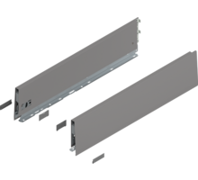Merivobox zijkant K-hoogte, R+L, 550mm kleur: indium grijs