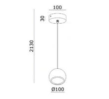 Pamplona Hanglamp wit IP20