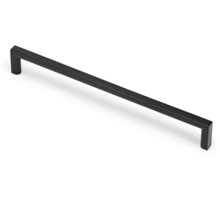 Greep BASIC mat zwart 168x8x28mm, hartmaat 160mm
