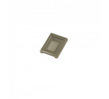 Komgreep nikkel gesatineerd 38x50mm