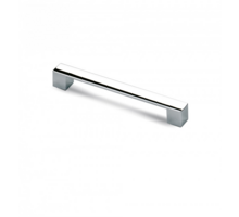 Greep BLOCK glans chroom 129x18mm, hartmaat 96mm