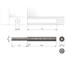 K Push Tech, lang, magneet, slag 37mm