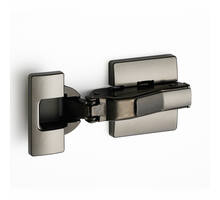 Scharnier met veer inliggend heavy duty zwart nikkel