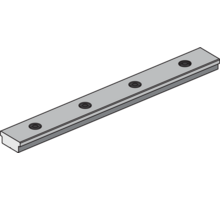 Spaceship bovenrail verbindingsprofiel, lengte 100mm